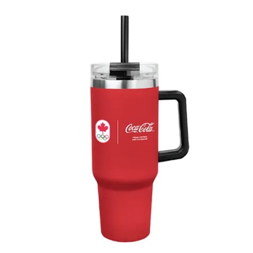 New Olympics Team Canada Tumbler Stainless Steel Double Wall - extra large 40oz